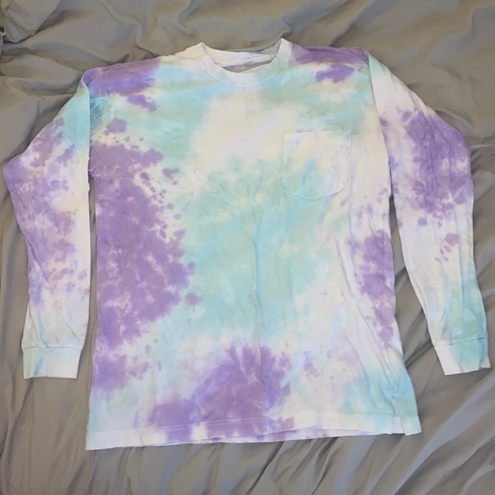 Tie-dye campus long sleeve shirt from VS PINK